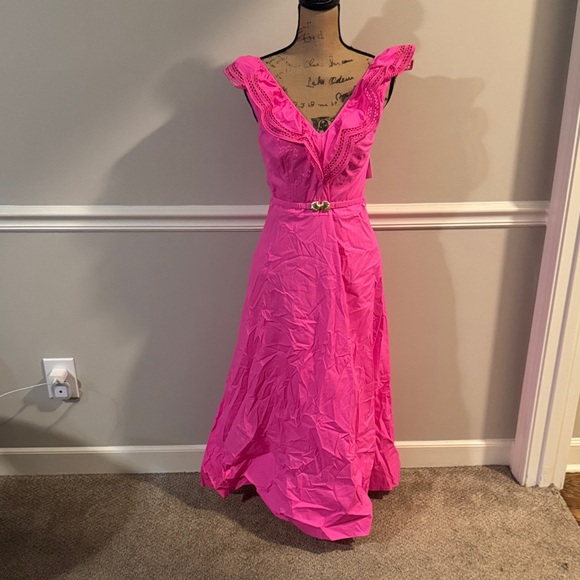 lilly pulitzer pink silk dress Lilly Pulitzer Women's Dresses